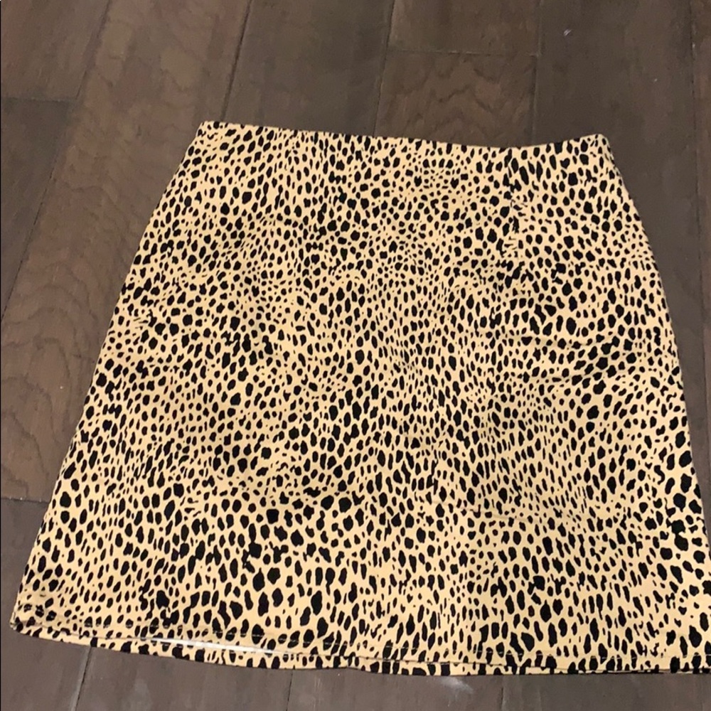 Brandy Melville Phoebe Leopard Skirt
